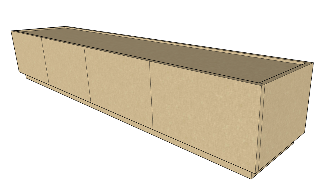 Egde TV Unit, 200 cms, MDF