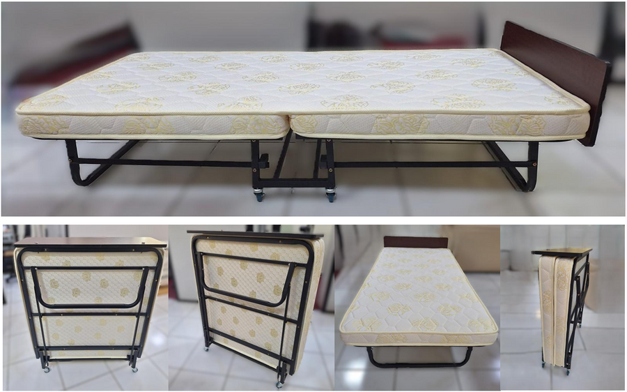 Folding Roll Away Bed With Mattress