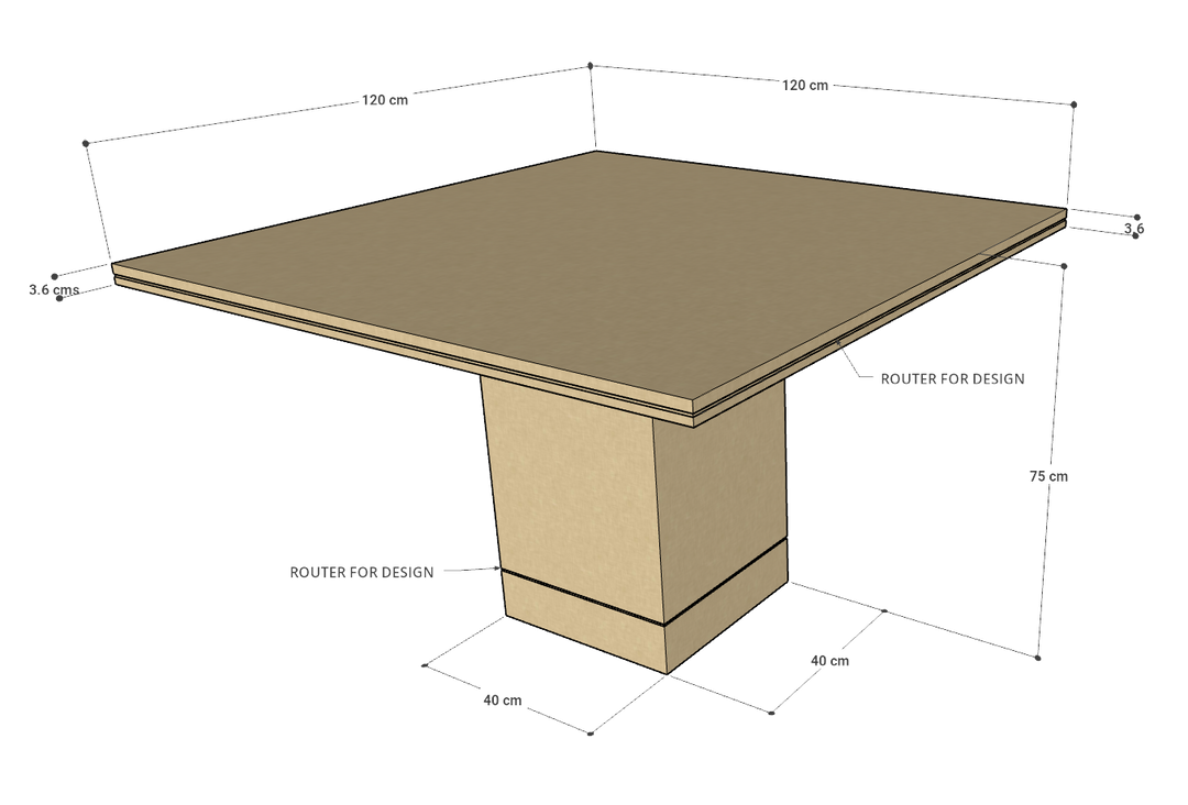 Malone Table, Custom Made