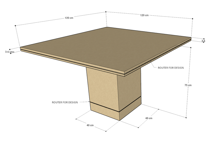 Malone Table, Custom Made