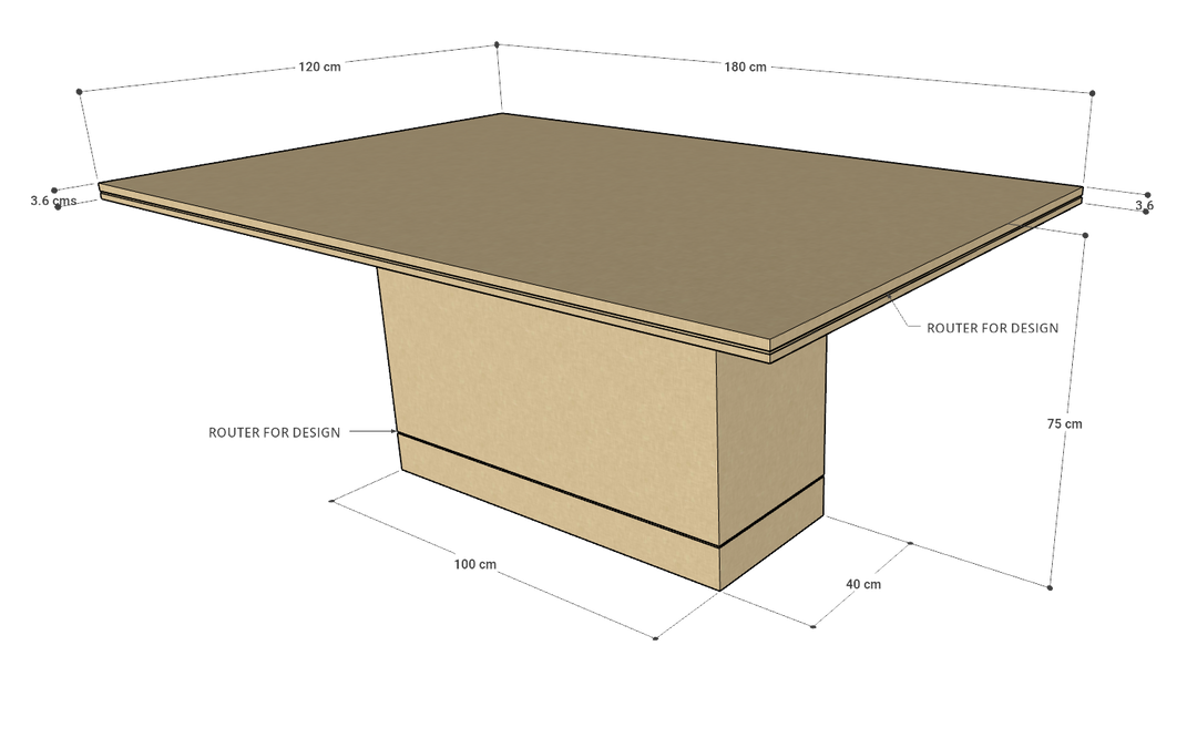 Malone Table, Custom Made