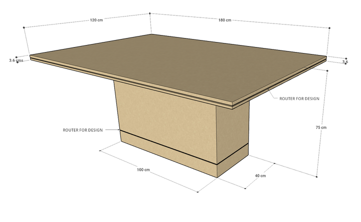 Malone Table, Custom Made