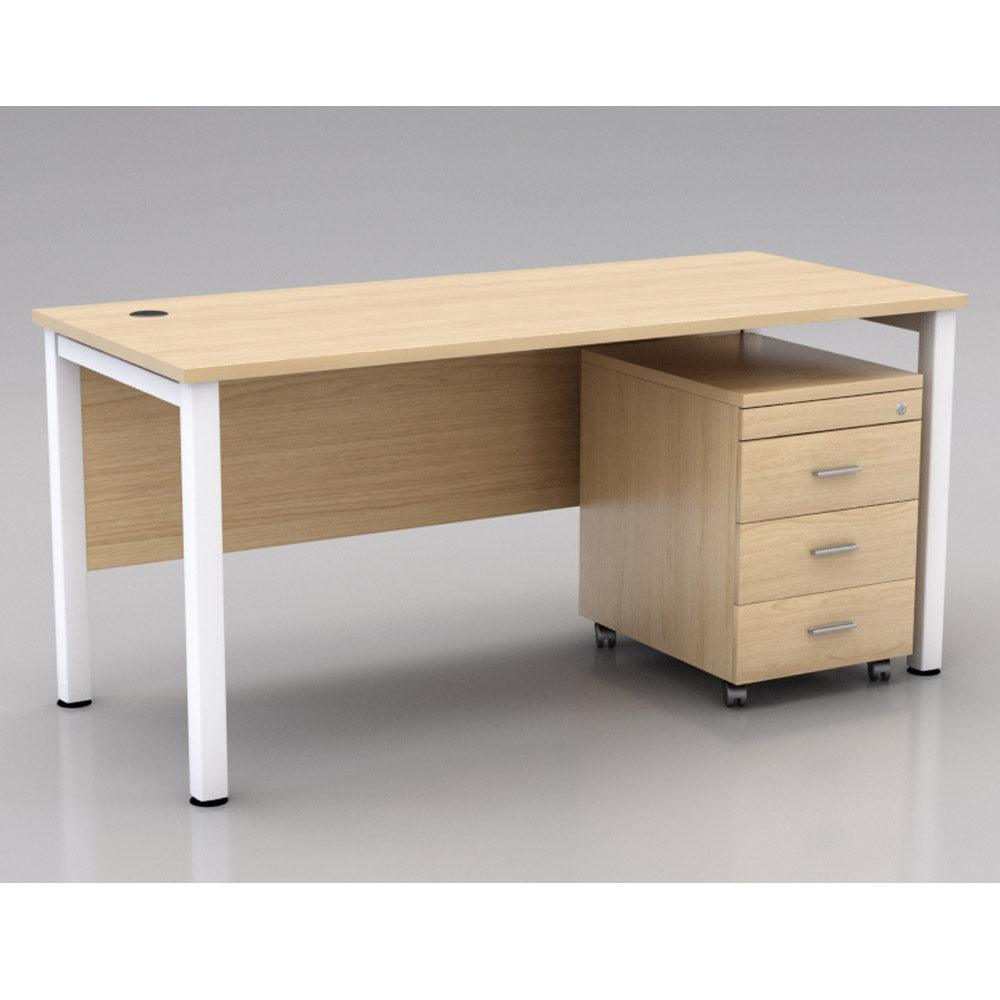 Executive Desk with mobile pedestal, Model: OXO-1 - Classic Furniture Dubai UAE