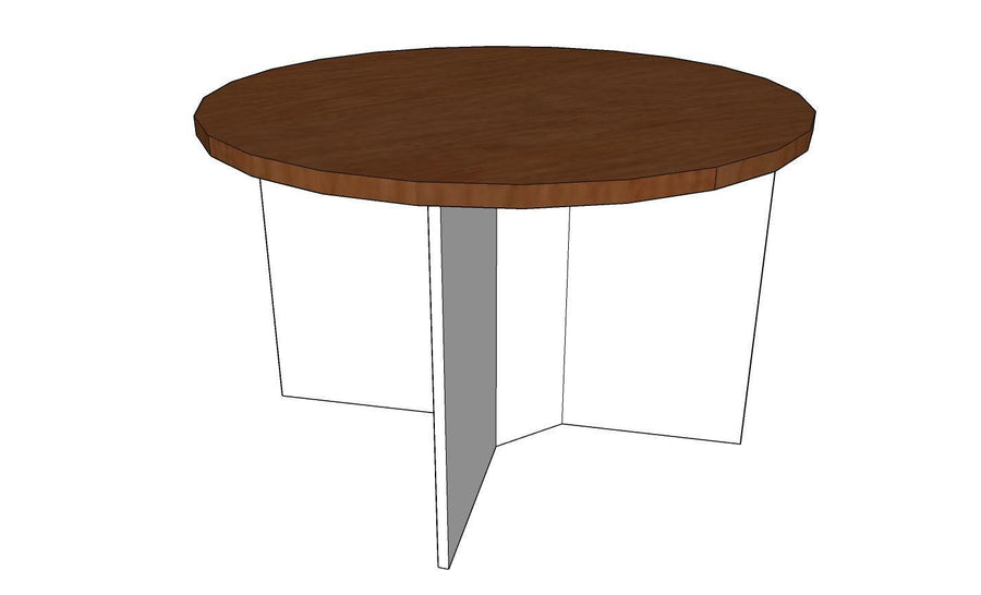 Meeting table: Round, For 4 persons - Classic Furniture Dubai UAE