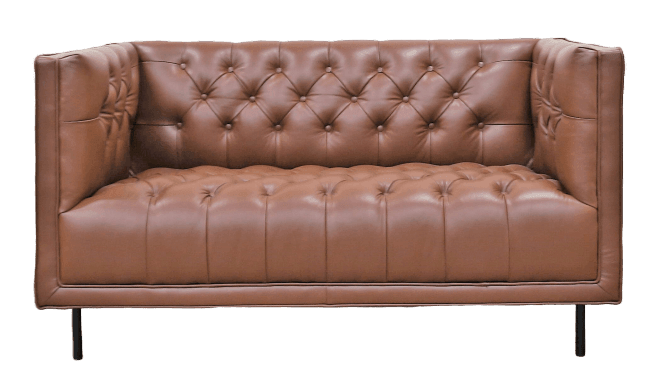 Sofa, Fiara, Chesterfield Genuine Leather - Classic Furniture Dubai UAE
