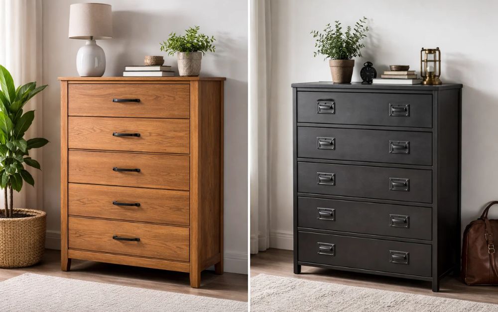 Wooden vs. Metal Chest of Drawers: Which is Better?