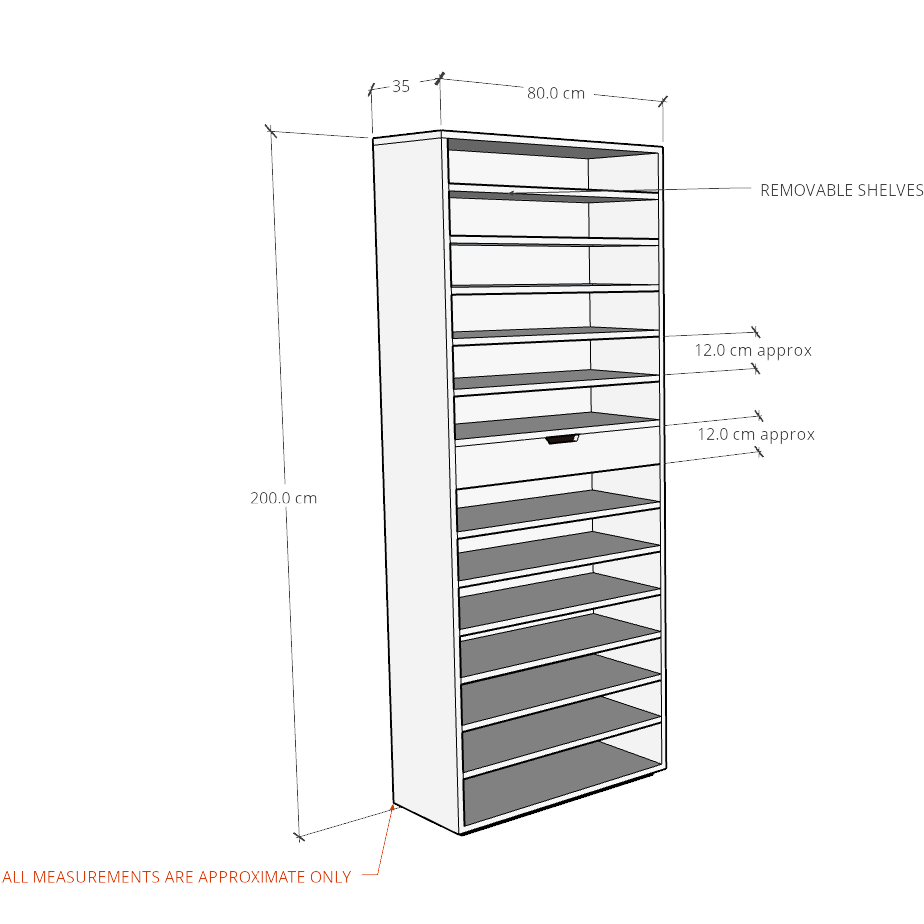 Jamar 38 pair shoe storage cabinet sale
