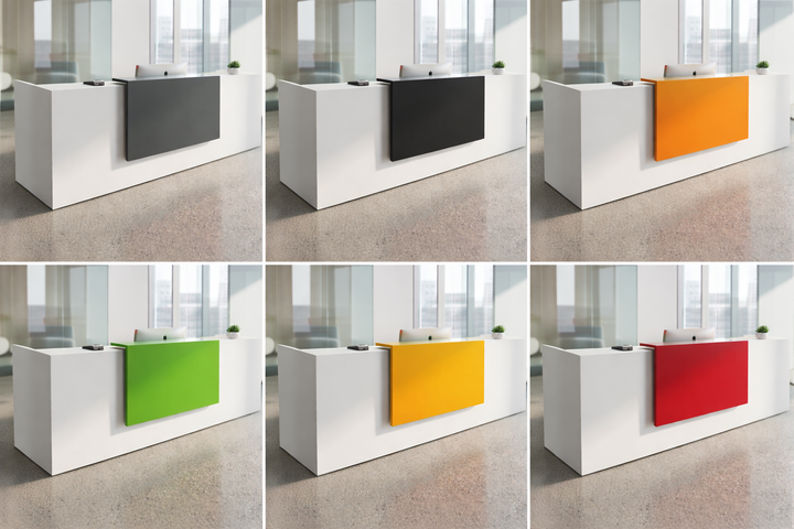 Ace Reception Counter for 2 persons, 240 x 60 x 115 h cms, Custom Made