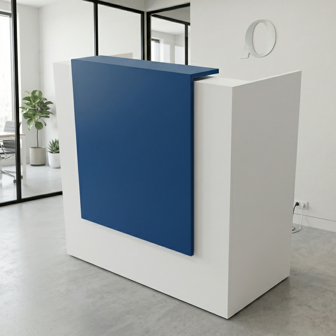 Ace Reception Counter for 1 person, 120 x 60 x 115 h cms, Custom Made