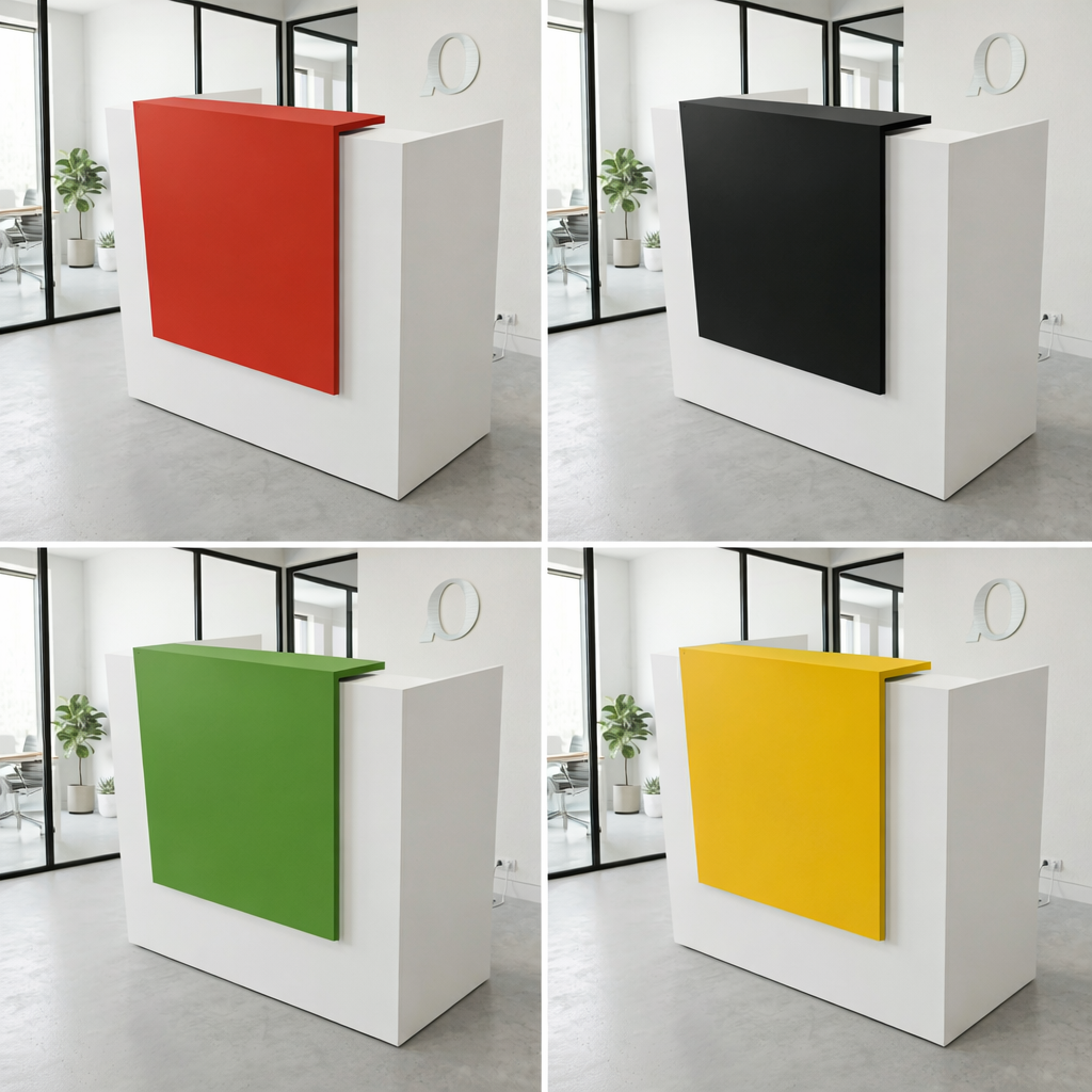 Ace Reception Counter for 1 person, 120 x 60 x 115 h cms, Custom Made