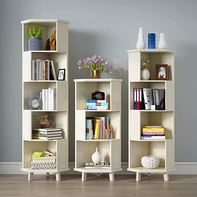 Balanbo Corner Book Cabinet