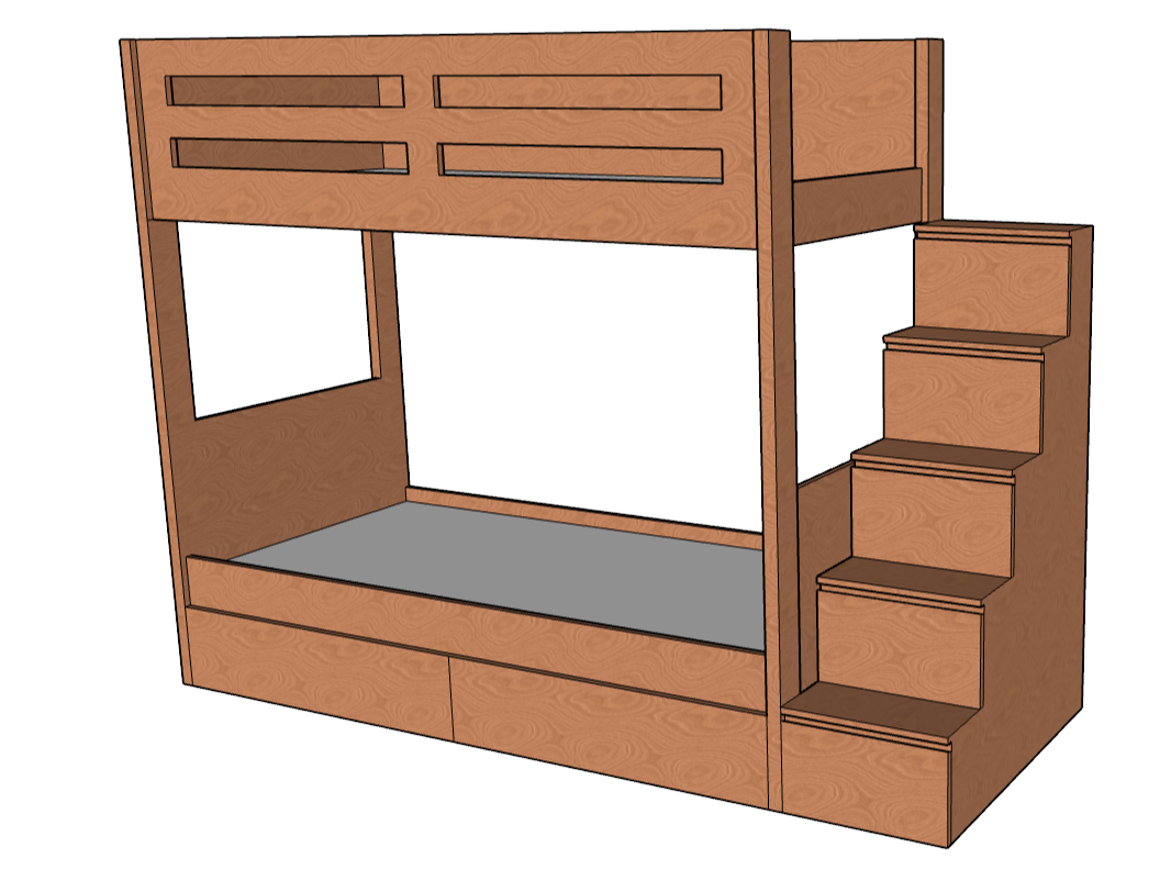 Sleek Bunk Bed