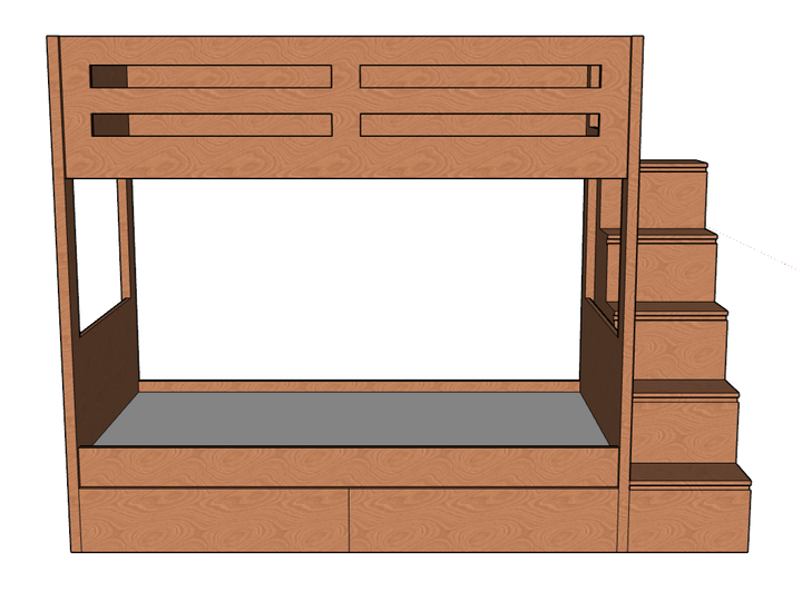 Sleek Bunk Bed