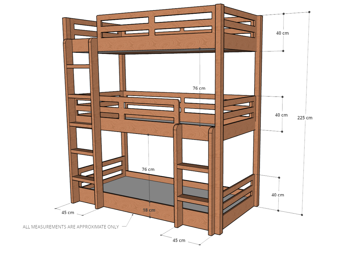 Triple Delight Bunk Bed