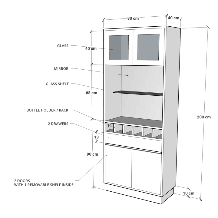 Bacardi Bar Cabinet