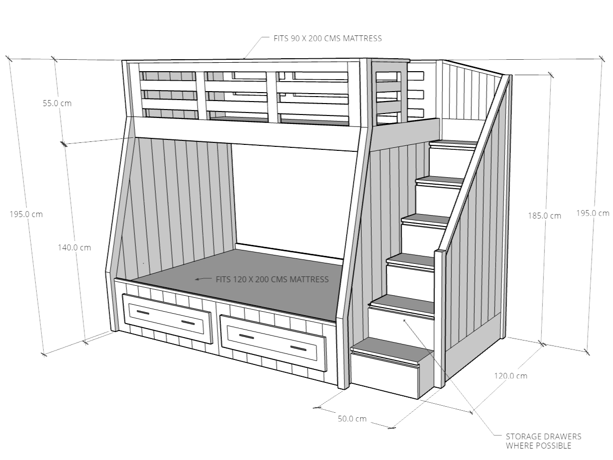 Full size bunk bed mattress deals