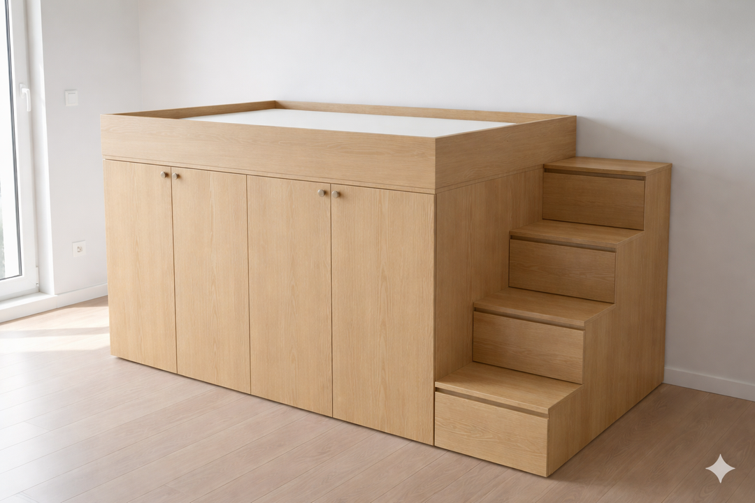 MAGA Storage Loft Bed, Custom Made