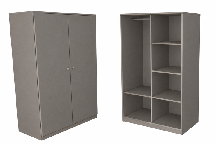 Compa Loft Bed with Cupboard & Desk