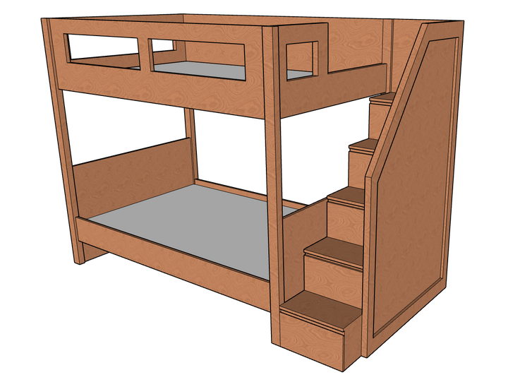 Elega Bunk Bed, 120 x 200 cms