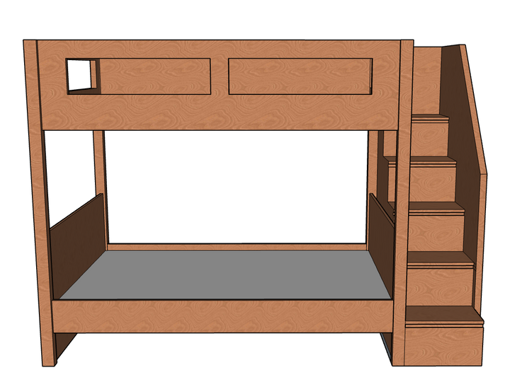 Elega Bunk Bed, 120 x 200 cms