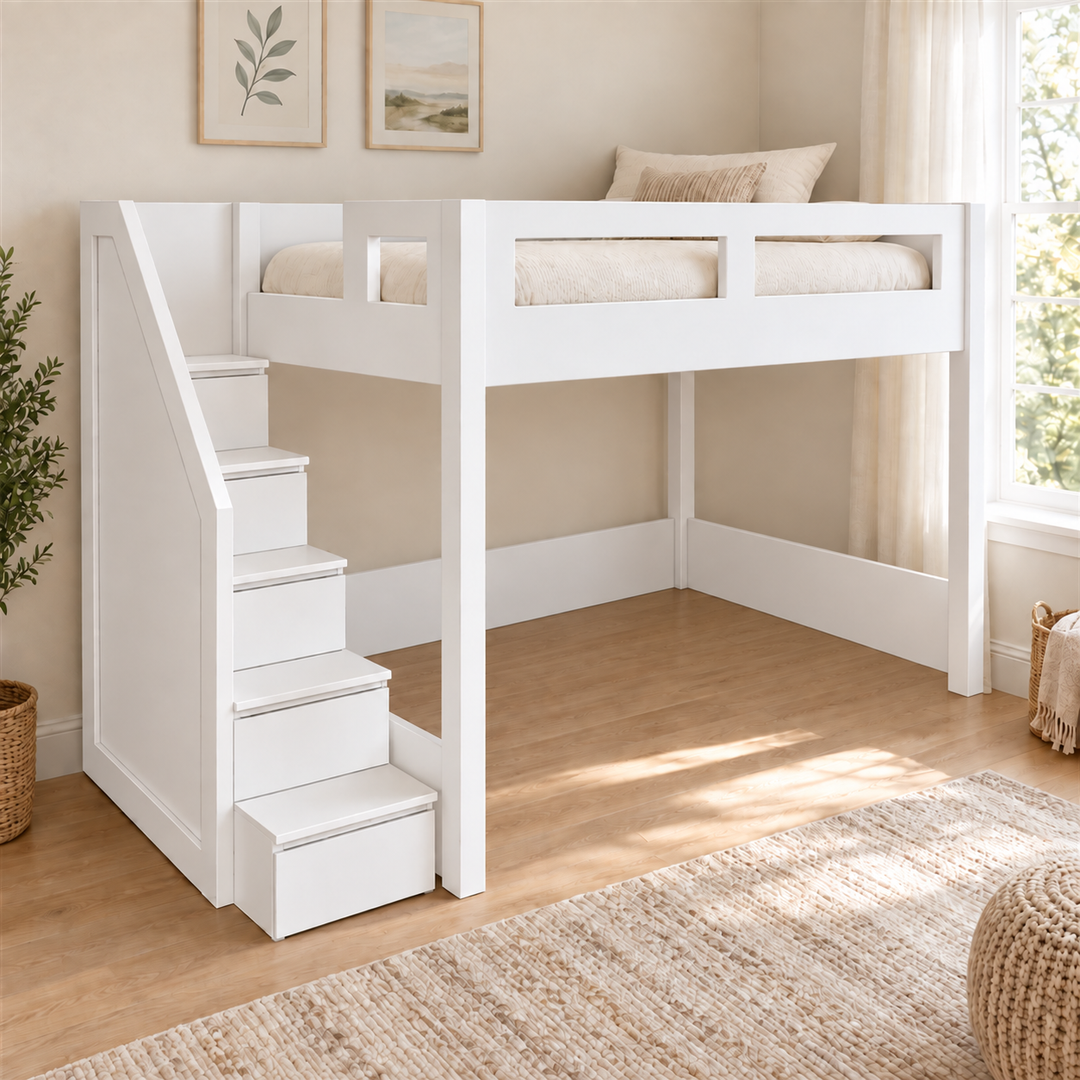 Elega Loft Bed, fits 120 x 200 cms Mattress