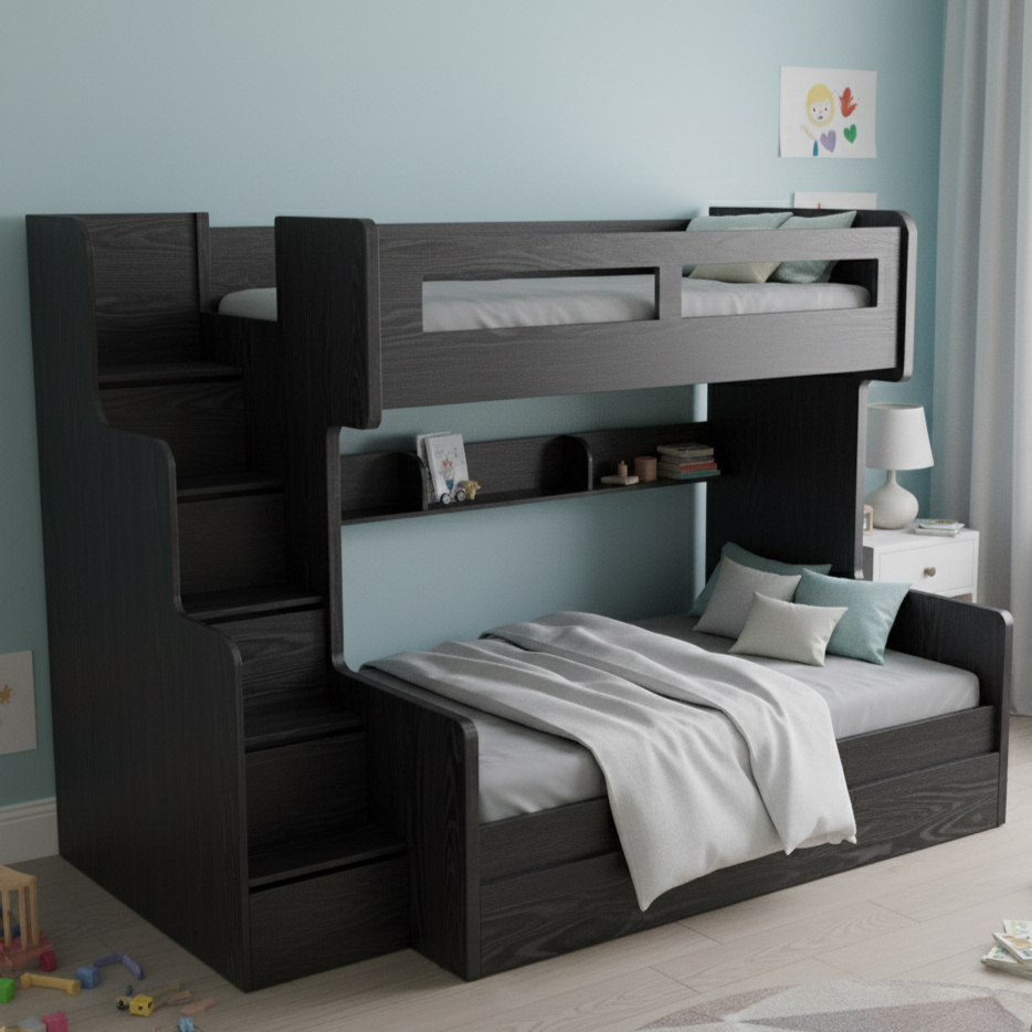 Future Bunk Bed with pullout drawer & Staircase