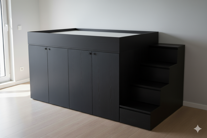 MAGA Storage Loft Bed, Custom Made