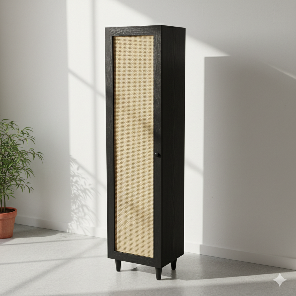 Rattan Storage Cabinet, Custom Made