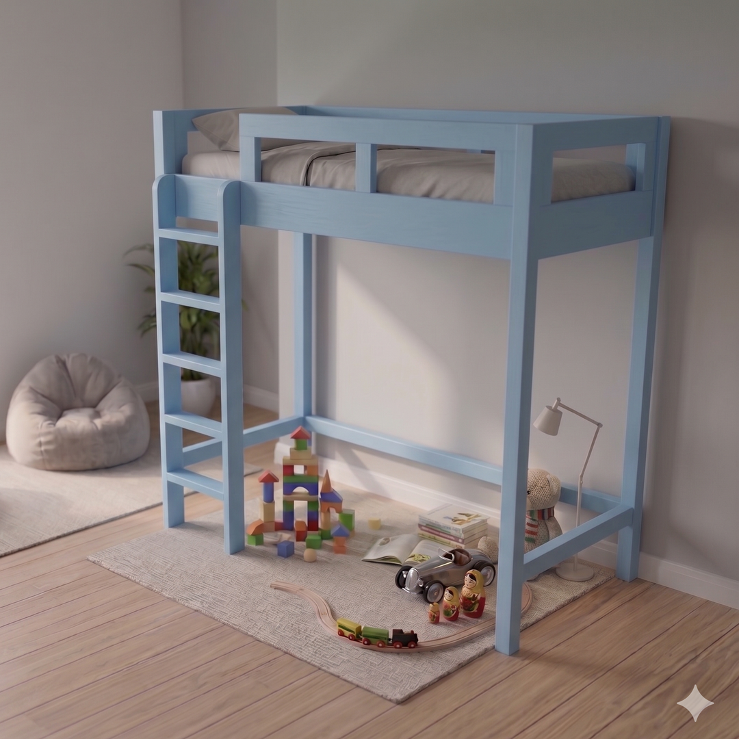 Elly Loft Bed, Custom Made