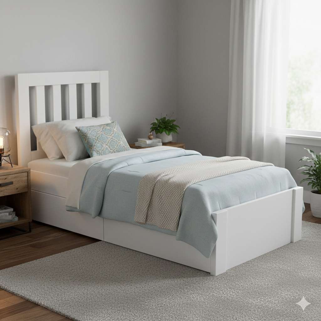 Cairo Bed with storage drawers