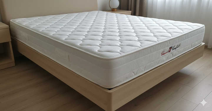 Classic Comfort (25 cms) Orthopedic Pocketed Spring Mattress, Medium Hard