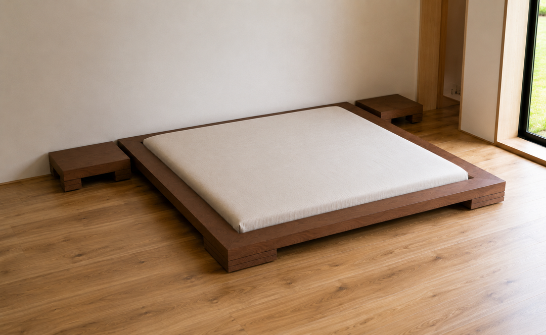 Monk Japanese Low Bed