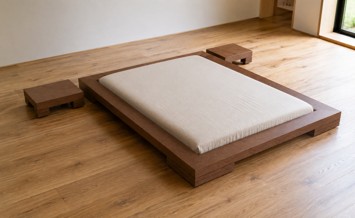 Monk Japanese Low Bed