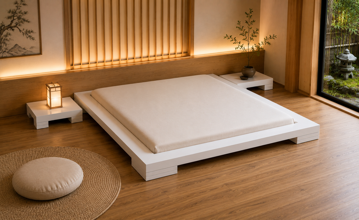 Monk Japanese Low Bed
