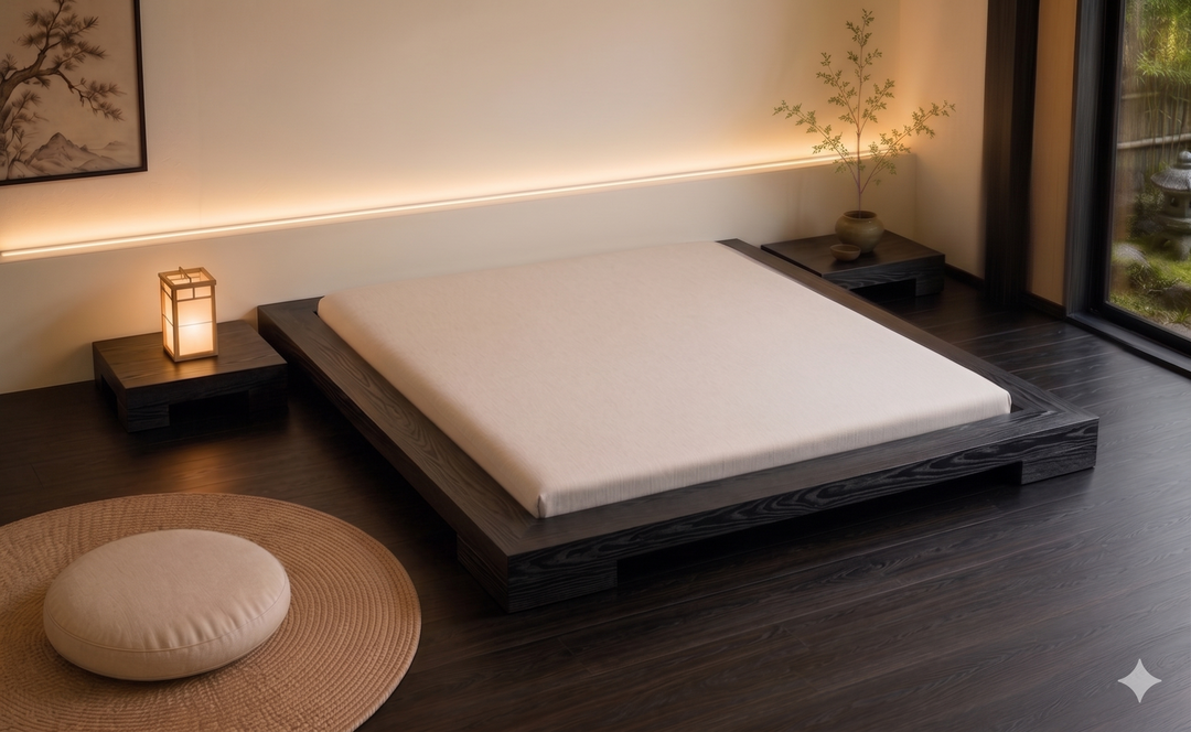 Monk Japanese Low Bed