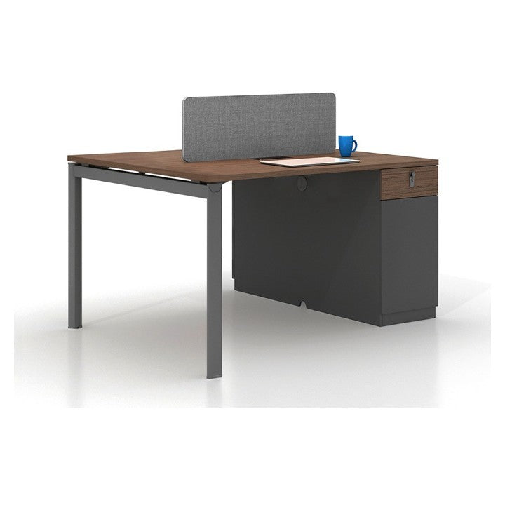 NL-T1-DL1212 2 Person Workstation Workspace, Ready Made