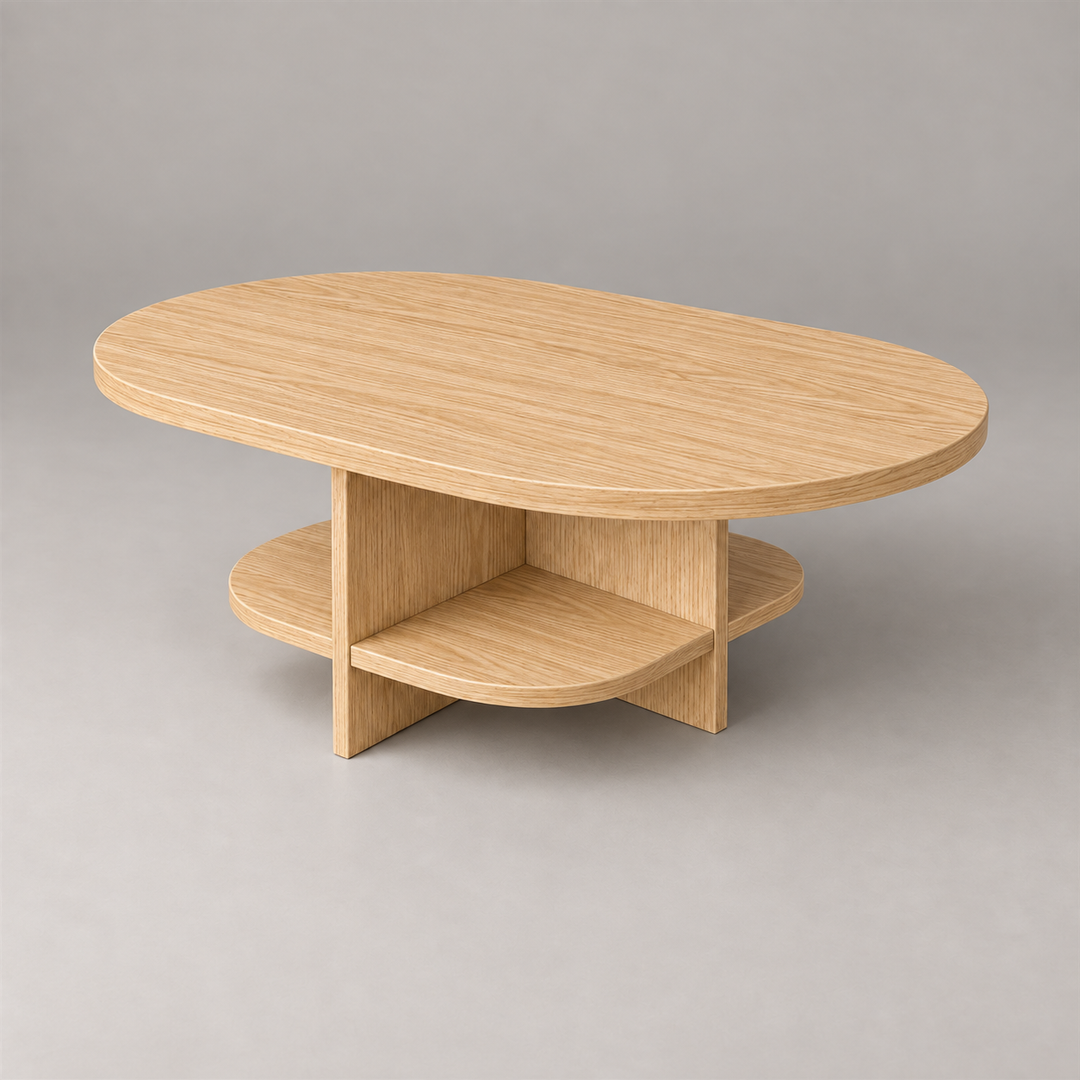 Orba Coffee Table, 120 x 80 x 40 h cms