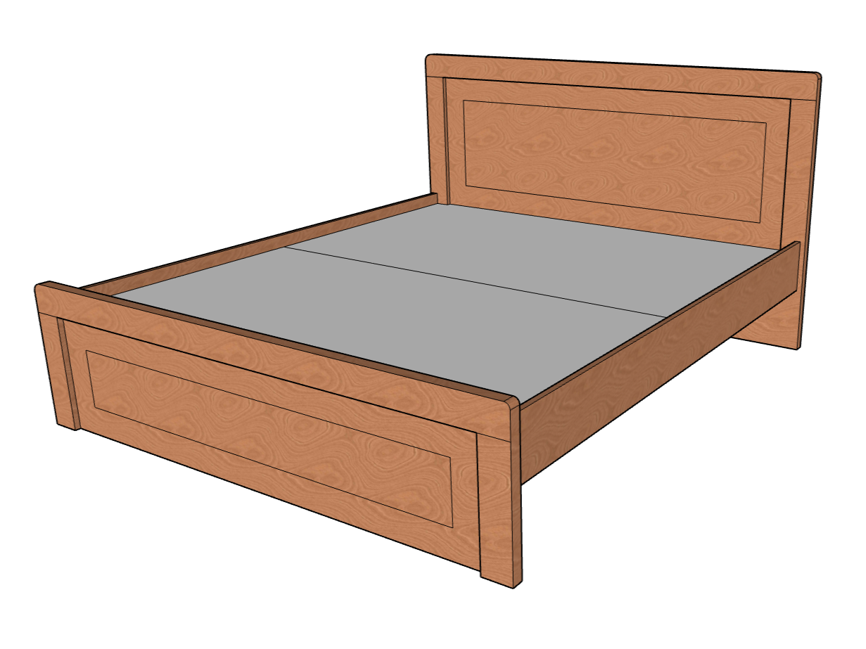 Simple Bed – Classic Furniture