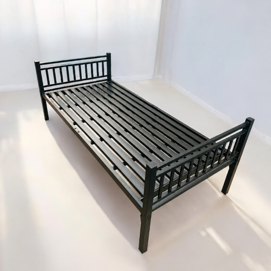 Steel Single Bed, Heavy Duty, 23 kgs