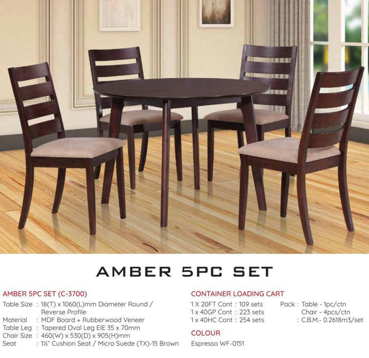 Amber Dining Set - Classic Furniture Dubai UAE