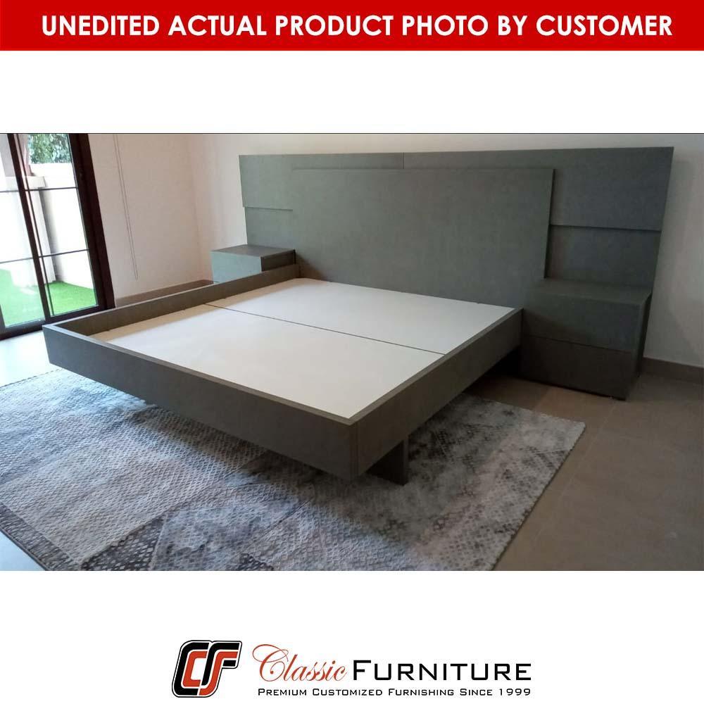 Balmy Bed With 2 Side Tables - Classic Furniture Dubai UAE