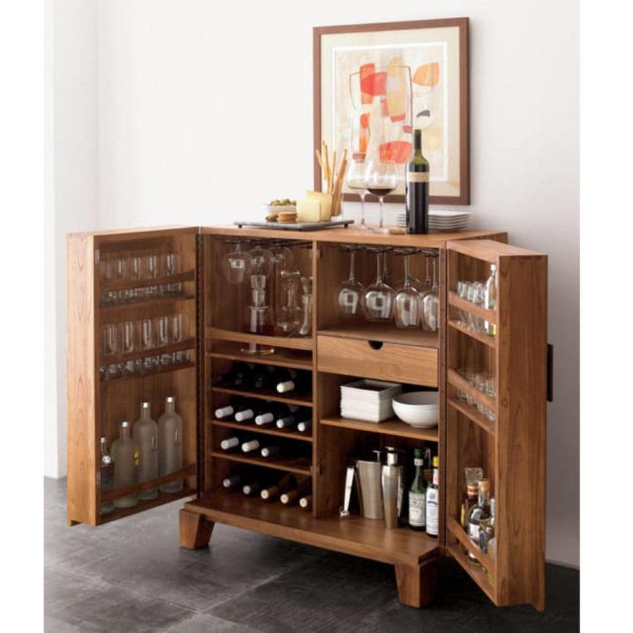 Bar Cabinet, BB2, Veneer - Classic Furniture Dubai UAE