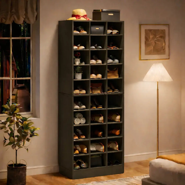 30 Pair Shoe Storage Cabinet