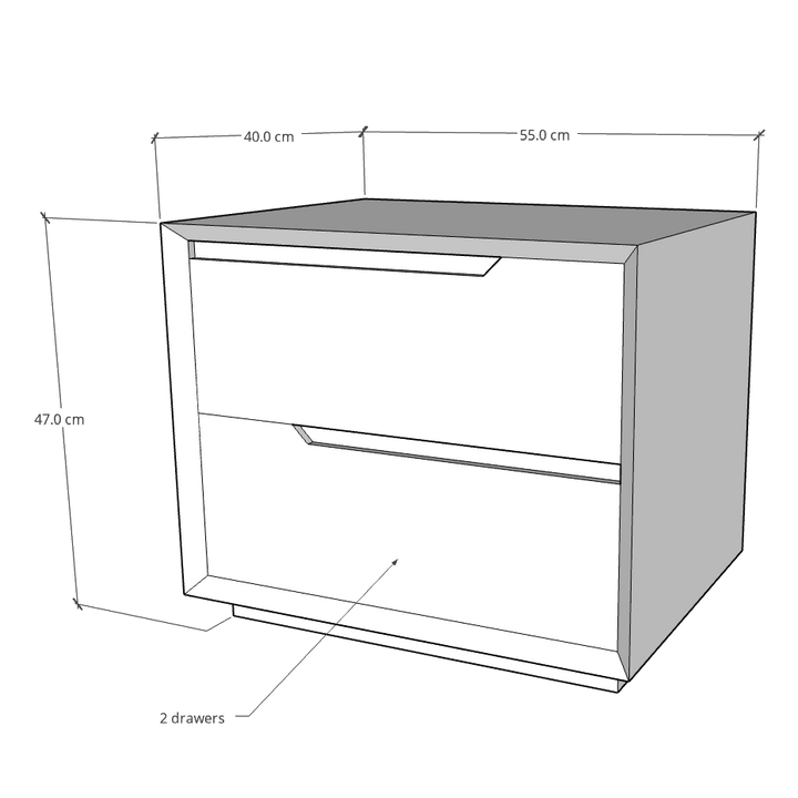 Bed Side Table 13 - Classic Furniture Dubai UAE