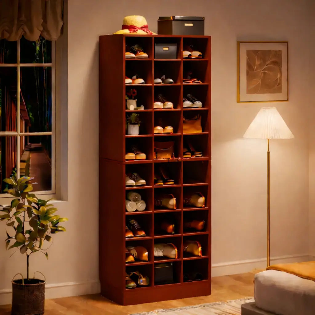 30 Pair Shoe Storage Cabinet