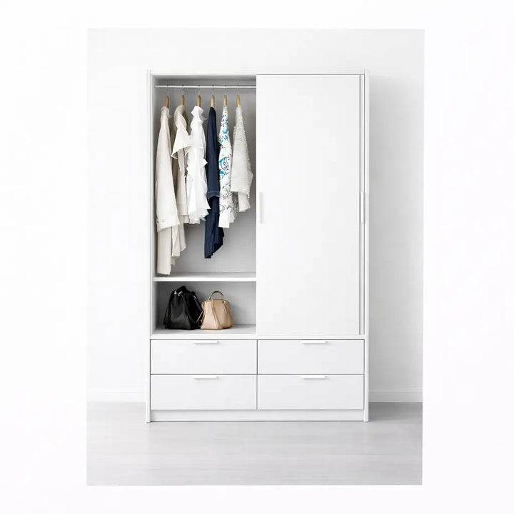 Sliding Door Wardrobe, 2 Door (120 cms), Custom Made