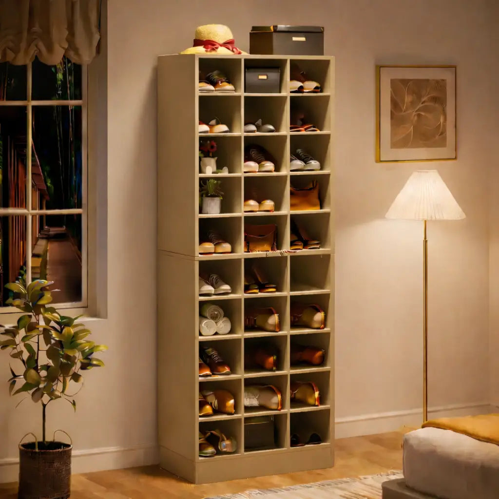 30 Pair Shoe Storage Cabinet
