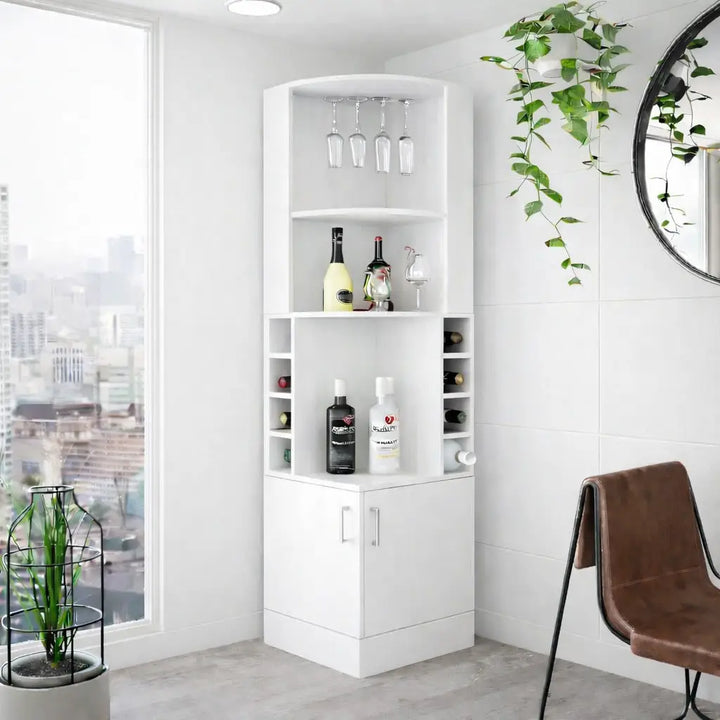 Syrah Corner Bar Cabinet