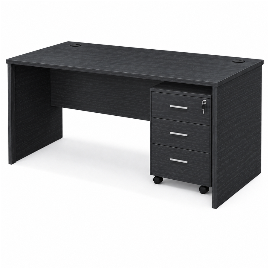Executive Desk with Mobile Pedestal