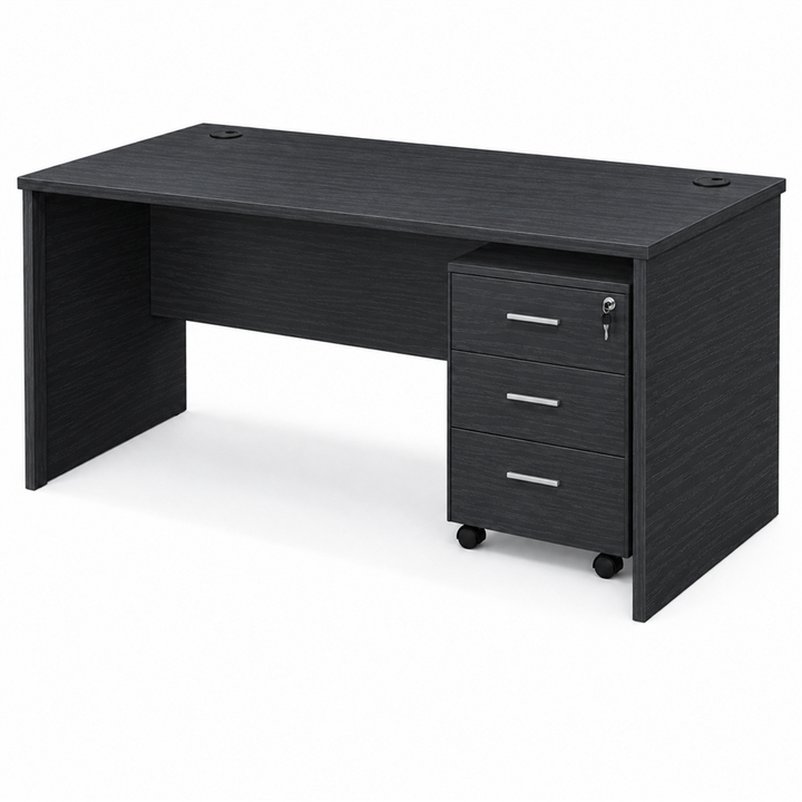 Executive Desk with Mobile Pedestal